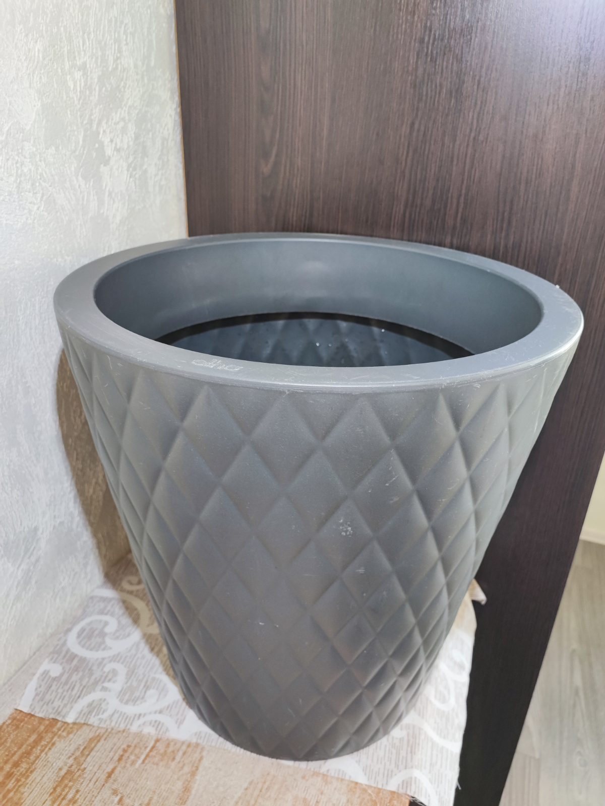 🪴 Преміум кашпо Elho Pure Straight Crystal 47 (60 л)